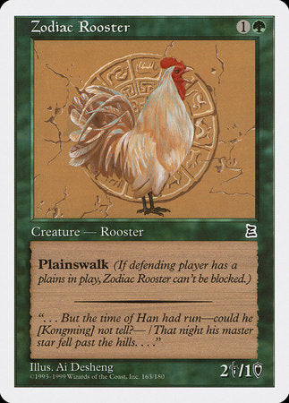 Zodiac Rooster [Portal Three Kingdoms] | The Clever Kobold