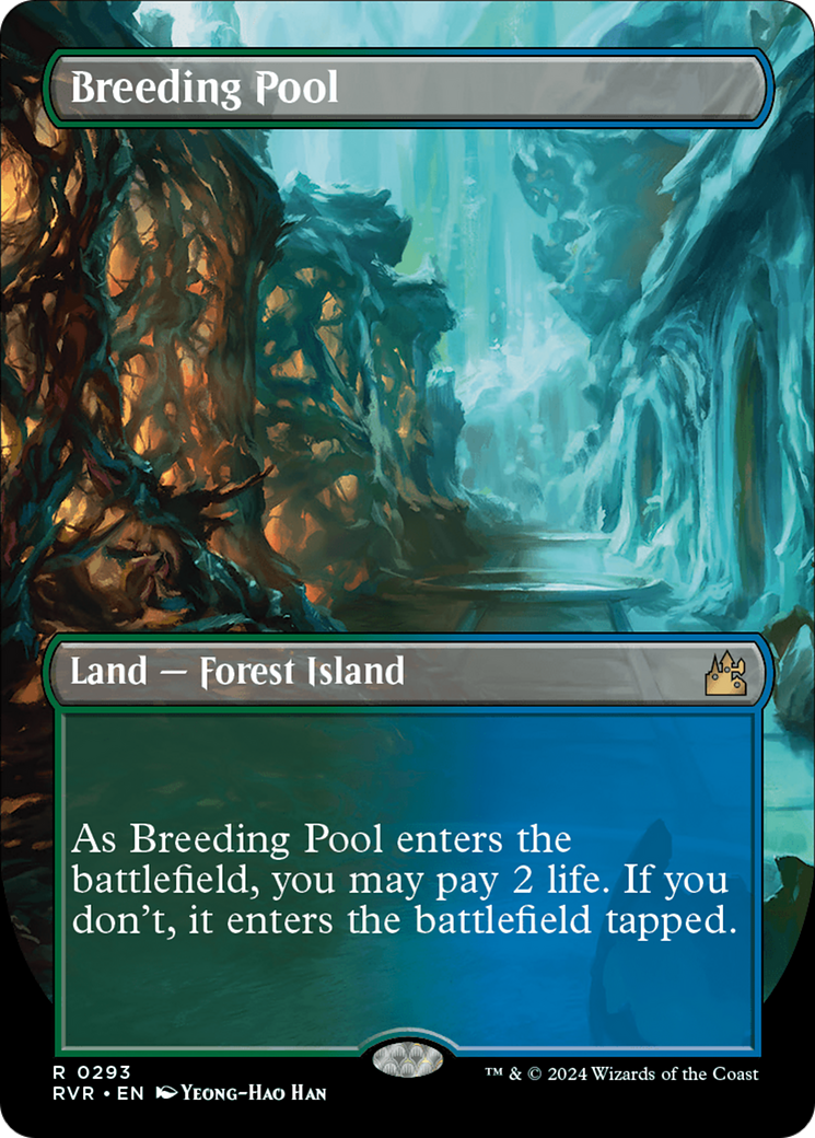 Breeding Pool (Borderless) [Ravnica Remastered] | The Clever Kobold