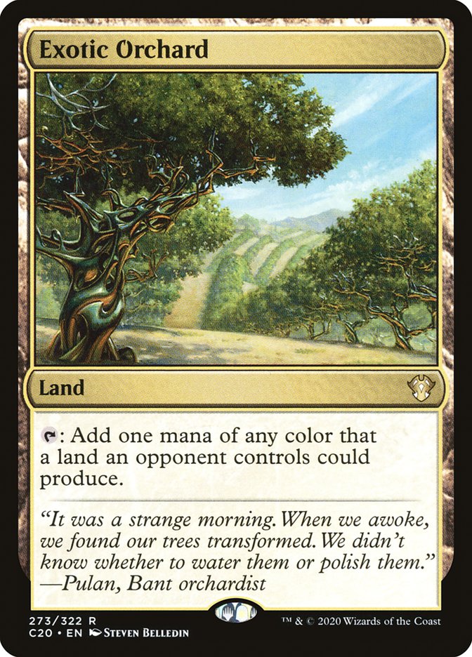 Exotic Orchard [Commander 2020] | The Clever Kobold