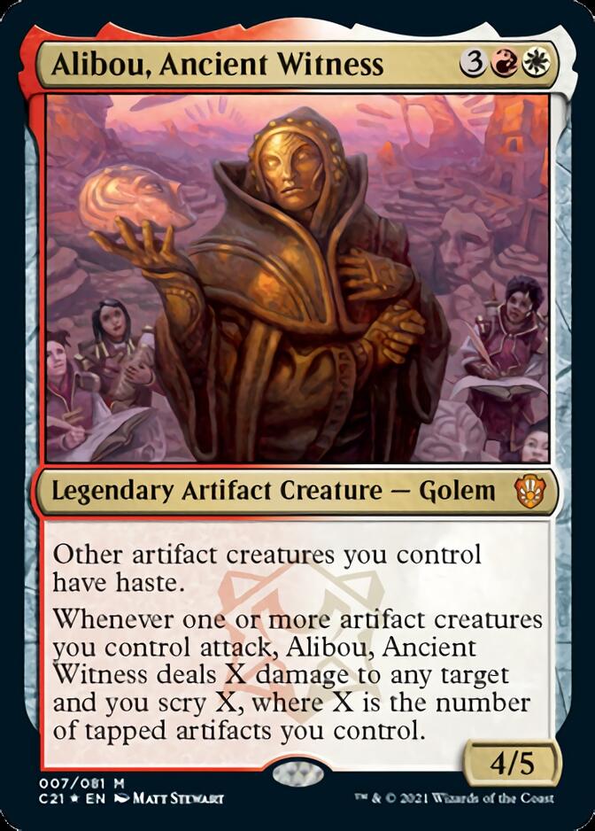 Alibou, Ancient Witness [Commander 2021] | The Clever Kobold