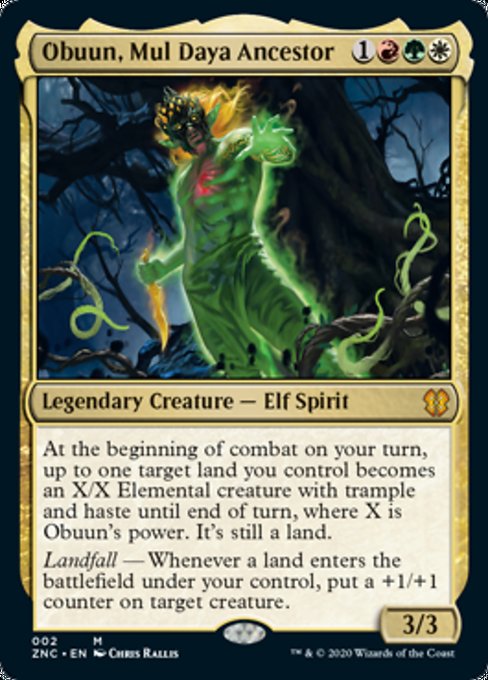 Obuun, Mul Daya Ancestor [Commander: Zendikar Rising] | The Clever Kobold
