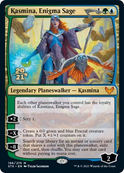 Kasmina, Enigma Sage [Strixhaven: School of Mages Prerelease Promos] | The Clever Kobold