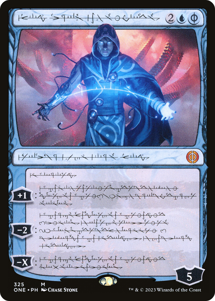 Jace, the Perfected Mind (Phyrexian) [Phyrexia: All Will Be One] | The Clever Kobold