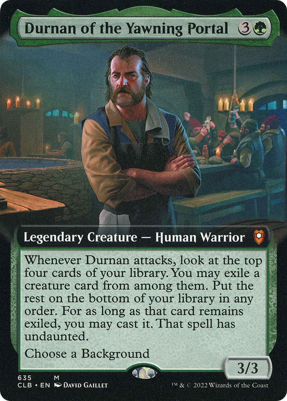 Durnan of the Yawning Portal (Extended Art) [Commander Legends: Battle for Baldur's Gate] | The Clever Kobold