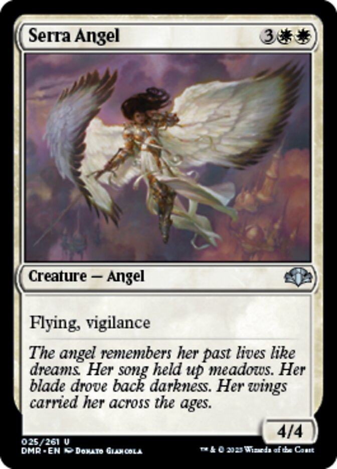 Serra Angel [Dominaria Remastered] | The Clever Kobold