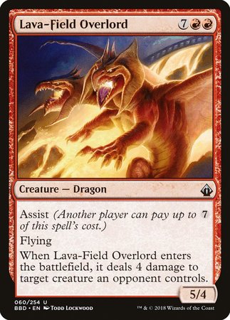 Lava-Field Overlord [Battlebond] | The Clever Kobold