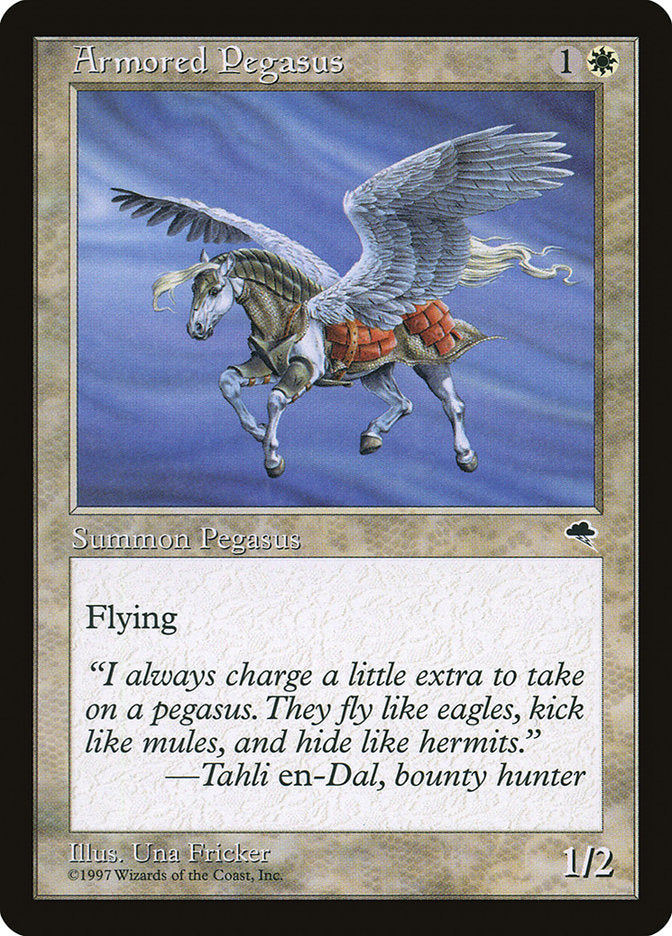 Armored Pegasus [Tempest] | The Clever Kobold