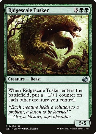 Ridgescale Tusker [Aether Revolt] | The Clever Kobold