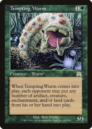 Tempting Wurm [Onslaught] | The Clever Kobold