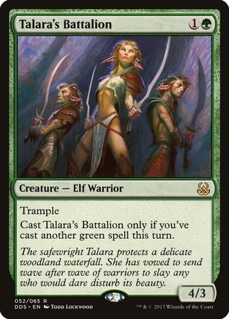 Talara's Battalion [Duel Decks: Mind vs. Might] | The Clever Kobold