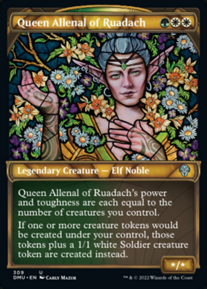 Queen Allenal of Ruadach (Showcase) [Dominaria United] | The Clever Kobold