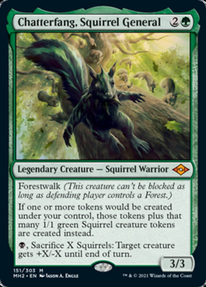 Chatterfang, Squirrel General [Modern Horizons 2] | The Clever Kobold