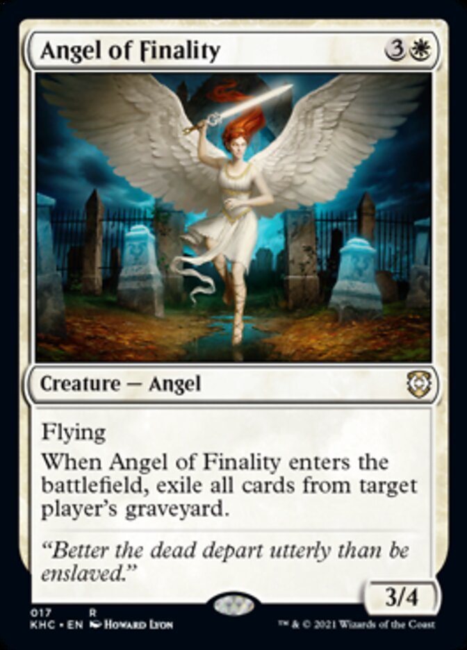 Angel of Finality [Kaldheim Commander] | The Clever Kobold