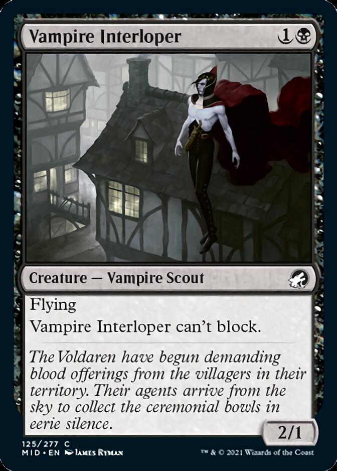 Vampire Interloper [Innistrad: Midnight Hunt] | The Clever Kobold