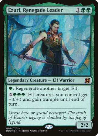 Ezuri, Renegade Leader [Duel Decks: Elves vs. Inventors] | The Clever Kobold