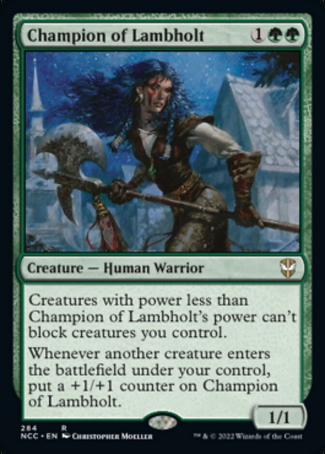 Champion of Lambholt [Streets of New Capenna Commander] | The Clever Kobold