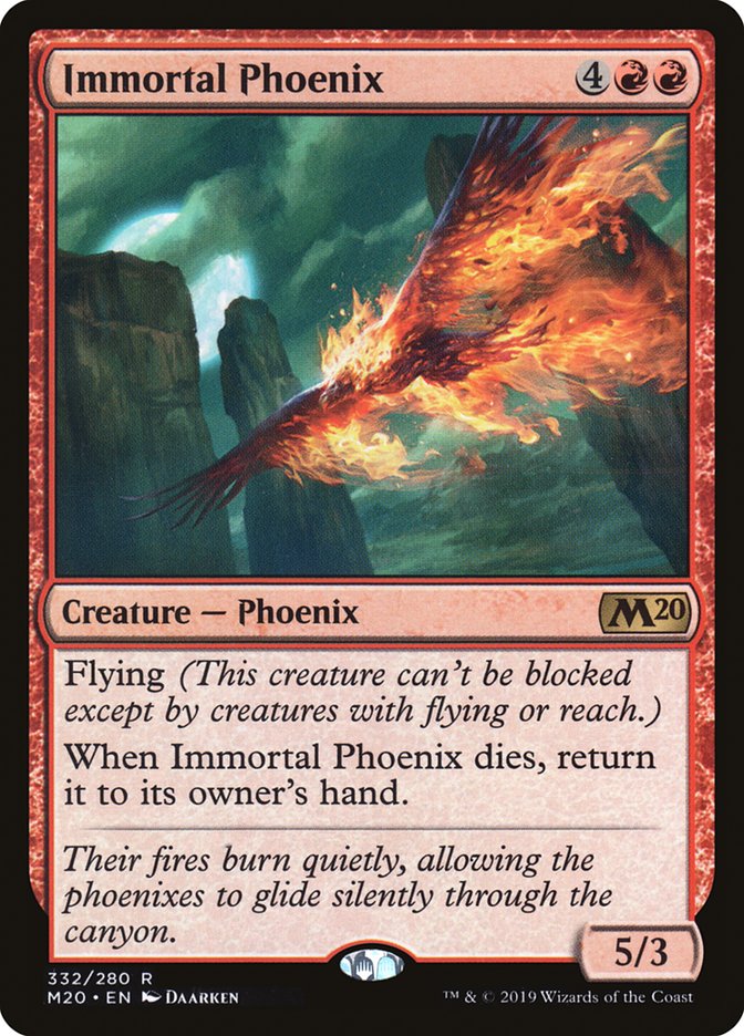 Immortal Phoenix [Core Set 2020] | The Clever Kobold