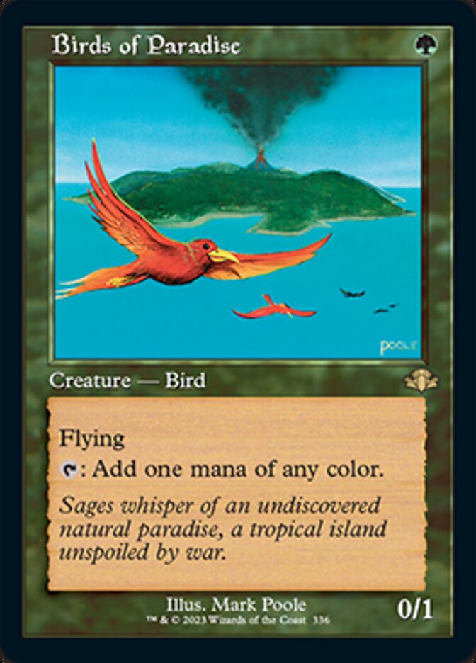Birds of Paradise (Retro) [Dominaria Remastered] | The Clever Kobold