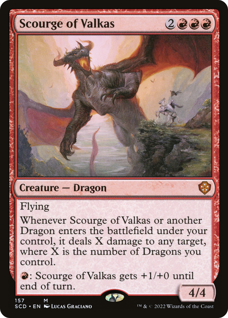 Scourge of Valkas [Starter Commander Decks] | The Clever Kobold