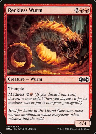 Reckless Wurm [Ultimate Masters] | The Clever Kobold