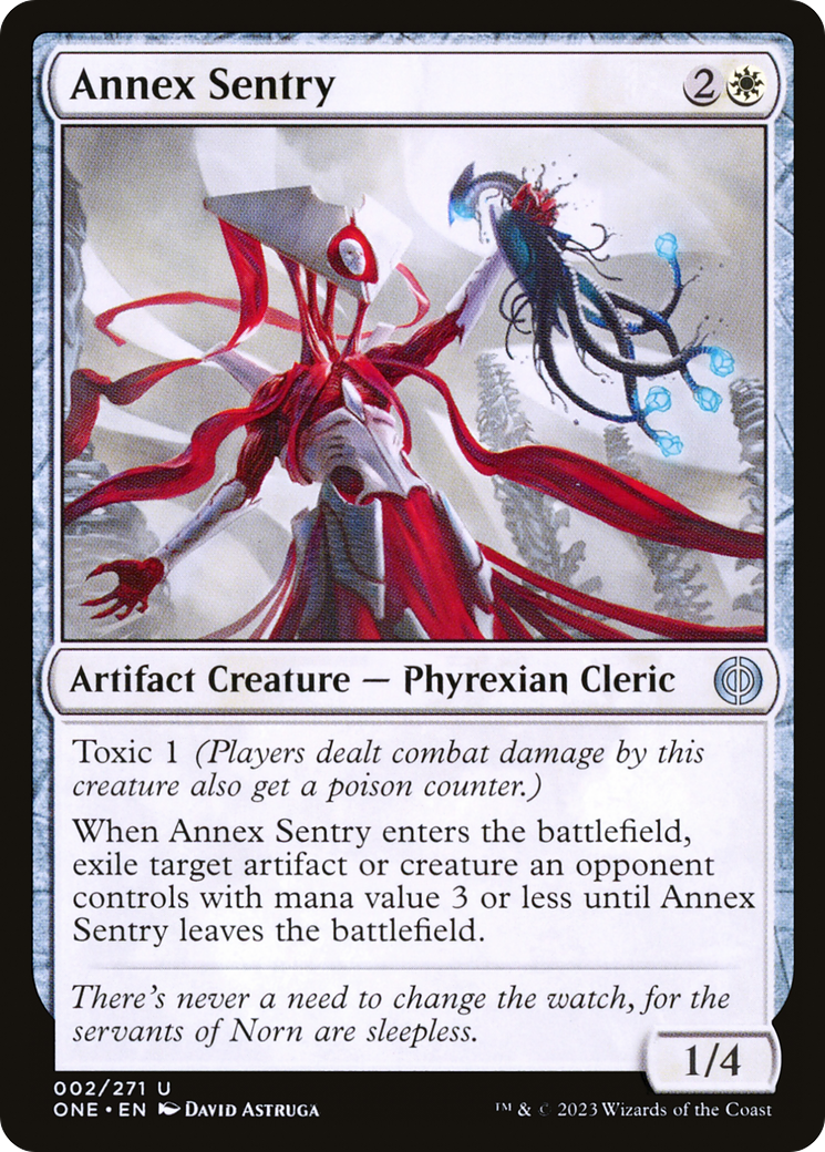 Annex Sentry [Phyrexia: All Will Be One] | The Clever Kobold