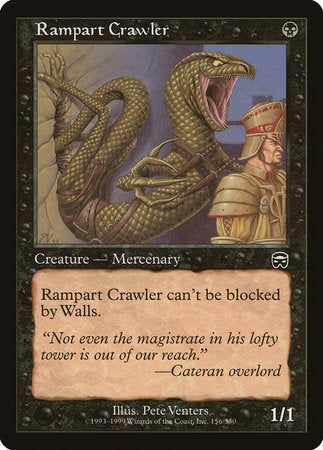 Rampart Crawler [Mercadian Masques] | The Clever Kobold