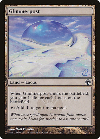 Glimmerpost [Scars of Mirrodin] | The Clever Kobold