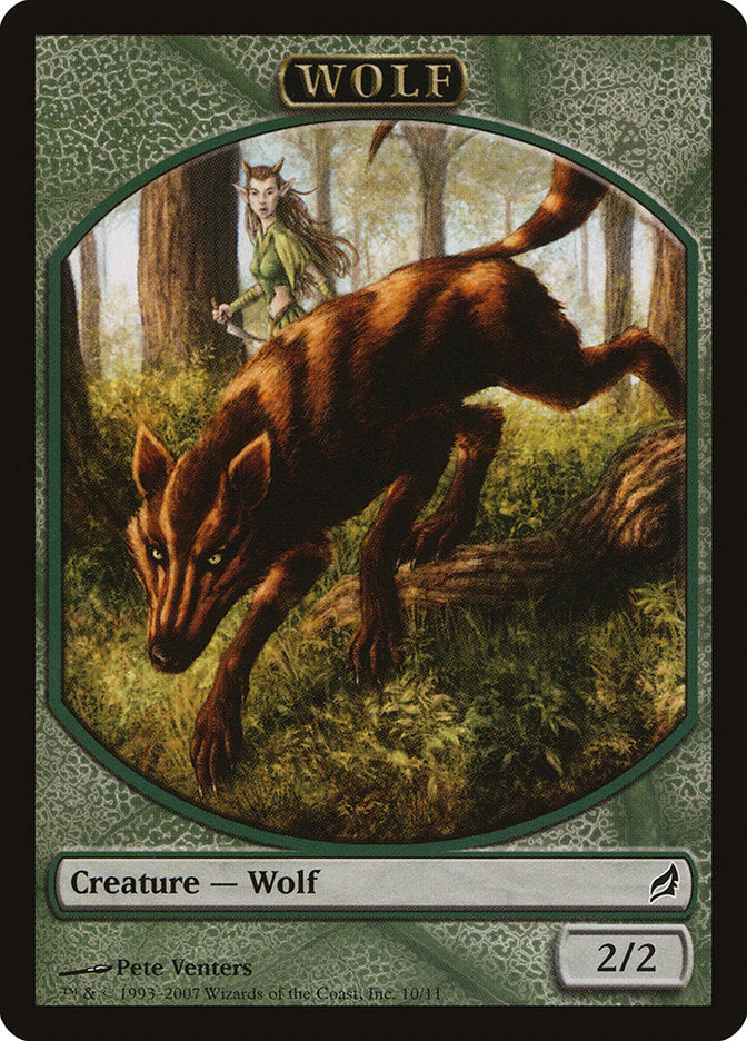Wolf [Lorwyn Tokens] | The Clever Kobold