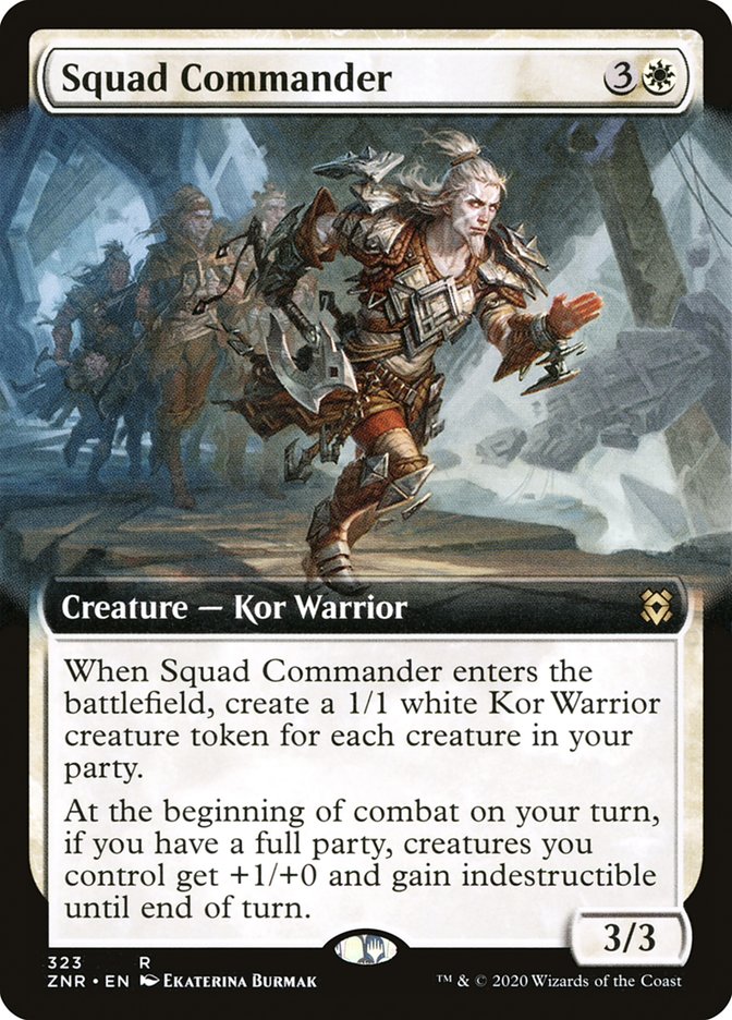 Squad Commander (Extended Art) [Zendikar Rising] | The Clever Kobold