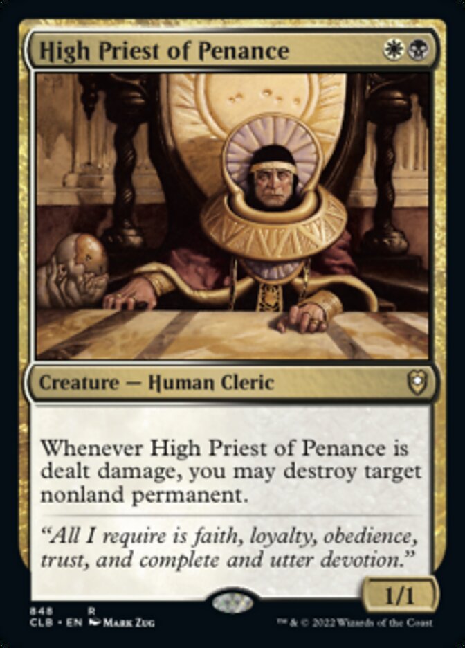 High Priest of Penance [Commander Legends: Battle for Baldur's Gate] | The Clever Kobold