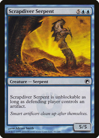 Scrapdiver Serpent [Scars of Mirrodin] | The Clever Kobold