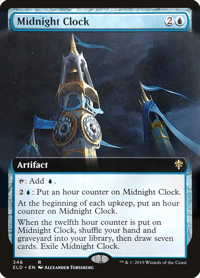 Midnight Clock (Extended Art) [Throne of Eldraine] | The Clever Kobold