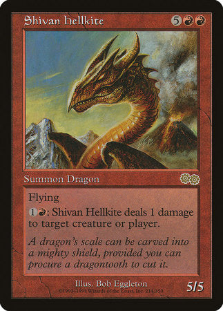 Shivan Hellkite [Urza's Saga] | The Clever Kobold