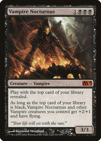 Vampire Nocturnus [Magic 2013] | The Clever Kobold