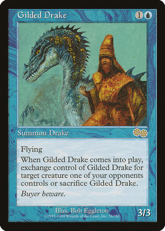 Gilded Drake [Urza's Saga] | The Clever Kobold