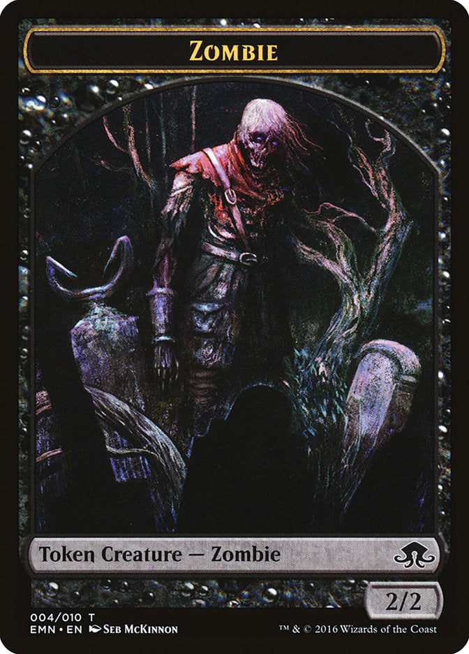 Zombie (004/010) [Eldritch Moon Tokens] | The Clever Kobold