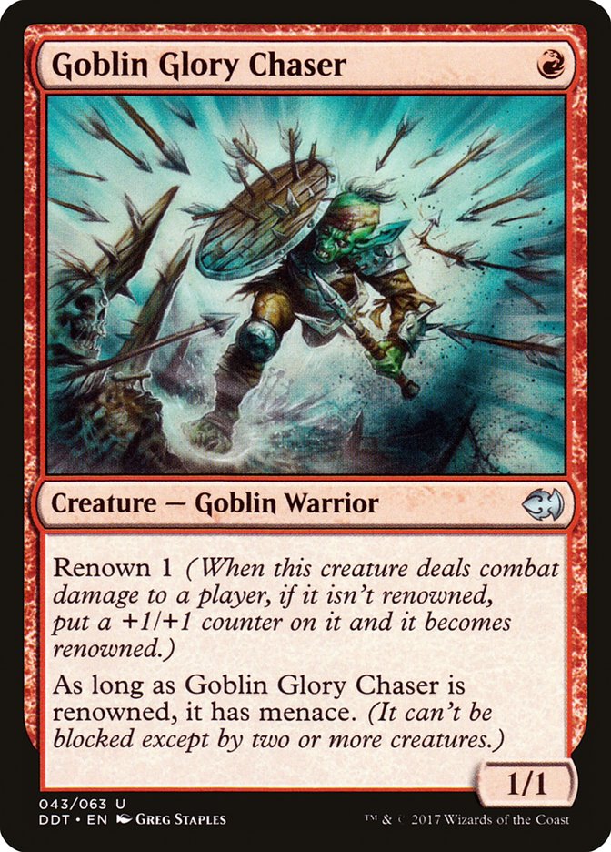 Goblin Glory Chaser [Duel Decks: Merfolk vs. Goblins] | The Clever Kobold