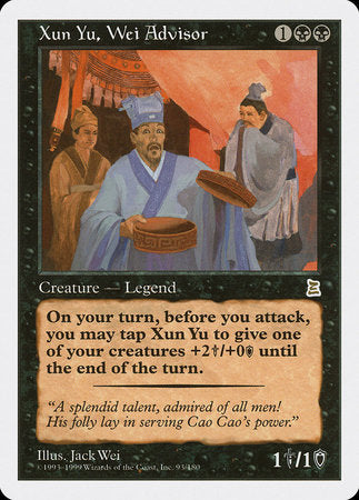 Xun Yu, Wei Advisor [Portal Three Kingdoms] | The Clever Kobold