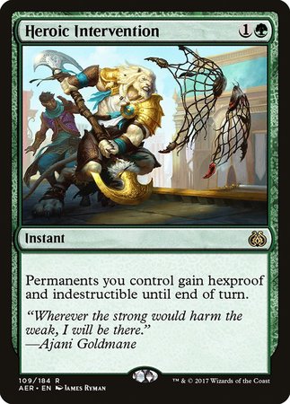 Heroic Intervention [Aether Revolt] | The Clever Kobold