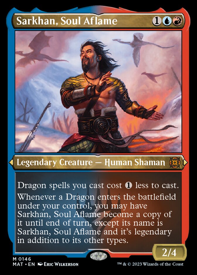 Sarkhan, Soul Aflame (Foil Etched) [March of the Machine: The Aftermath] | The Clever Kobold