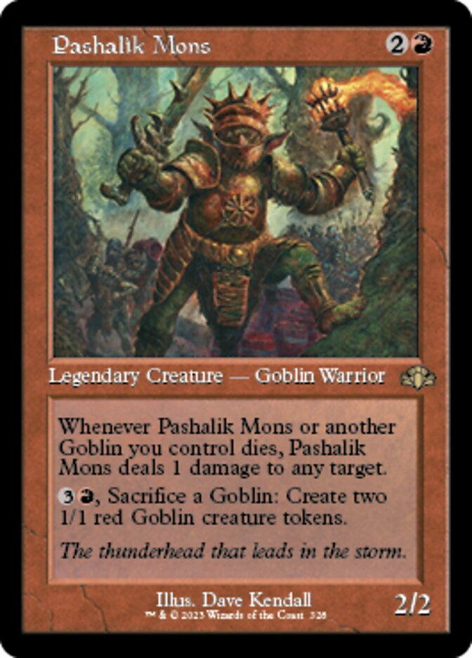 Pashalik Mons (Retro) [Dominaria Remastered] | The Clever Kobold