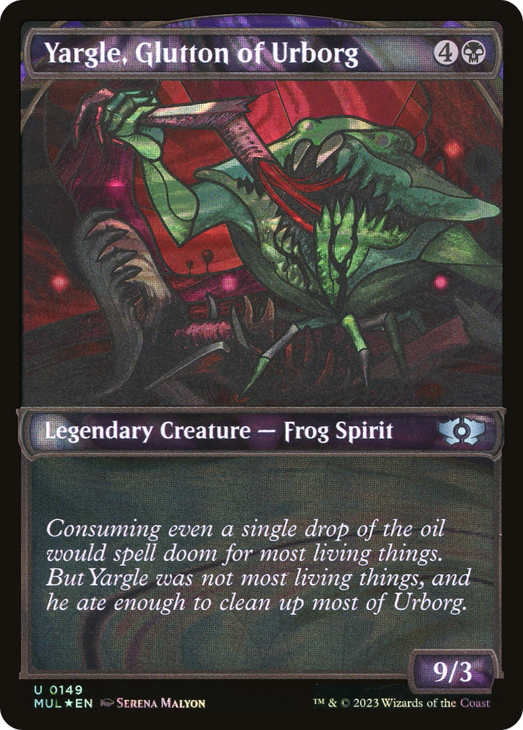 Yargle, Glutton of Urborg (Halo Foil) [Multiverse Legends] | The Clever Kobold