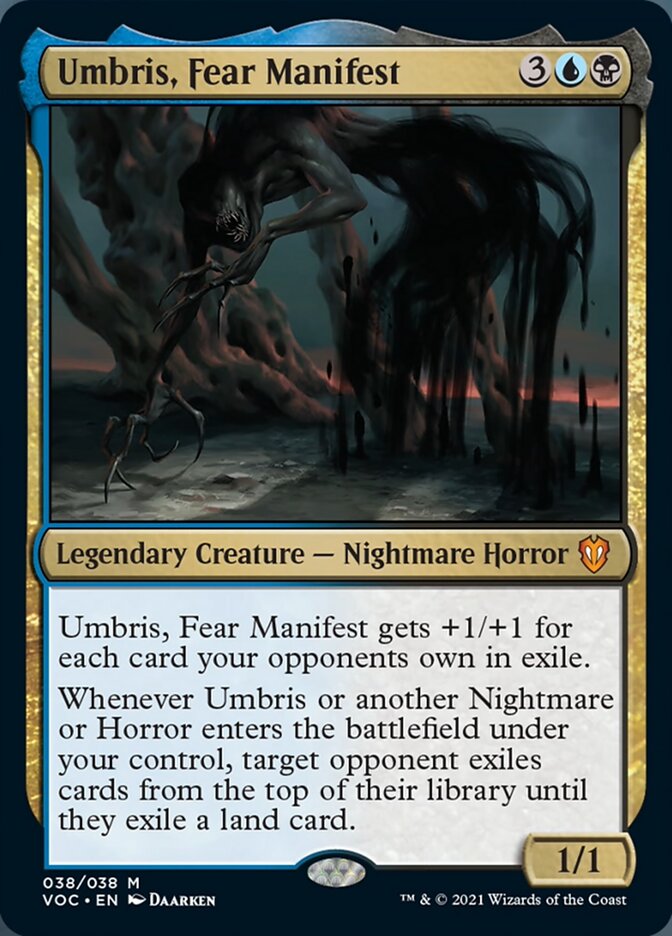 Umbris, Fear Manifest [Innistrad: Crimson Vow Commander] | The Clever Kobold