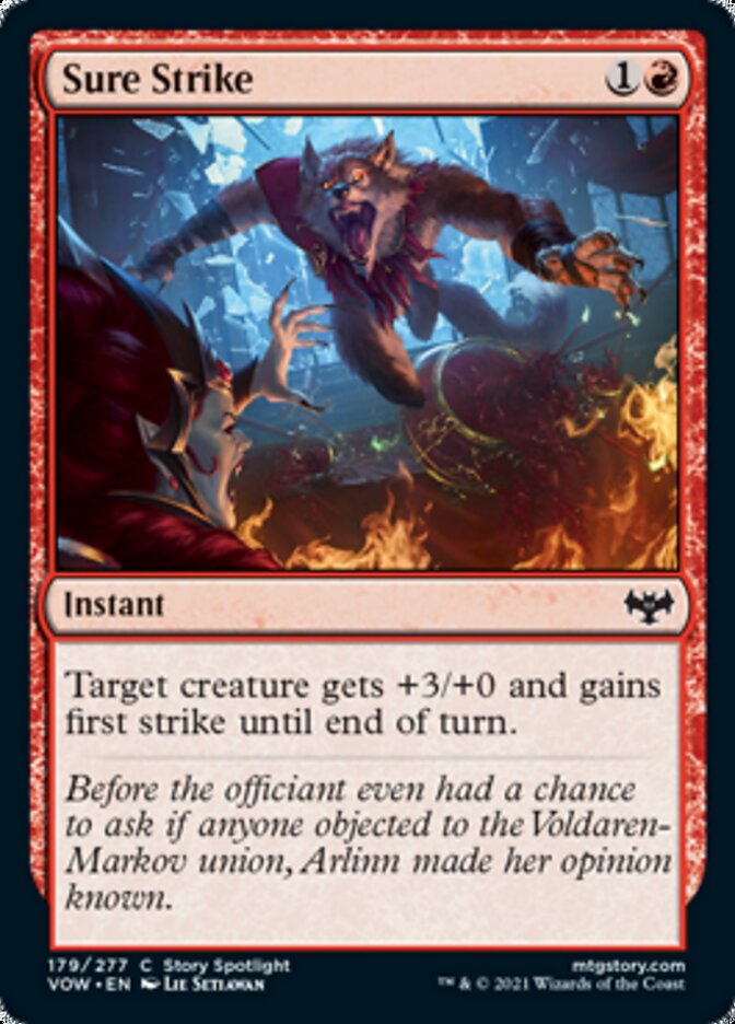 Sure Strike [Innistrad: Crimson Vow] | The Clever Kobold