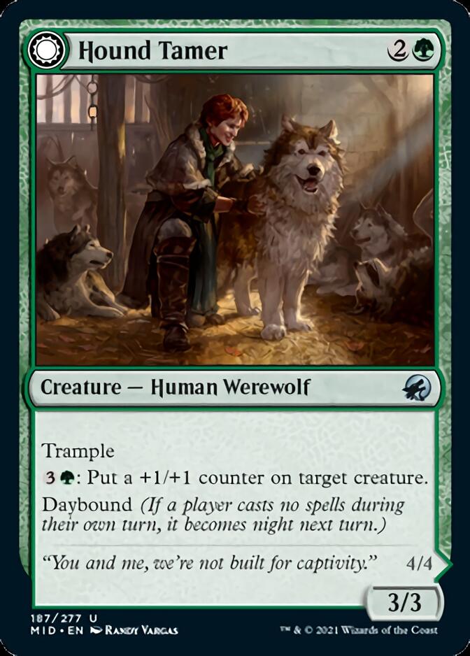 Hound Tamer // Untamed Pup [Innistrad: Midnight Hunt] | The Clever Kobold