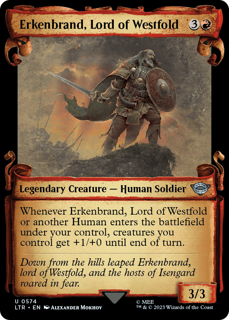 Erkenbrand, Lord of Westfold [The Lord of the Rings: Tales of Middle-Earth Showcase Scrolls] | The Clever Kobold