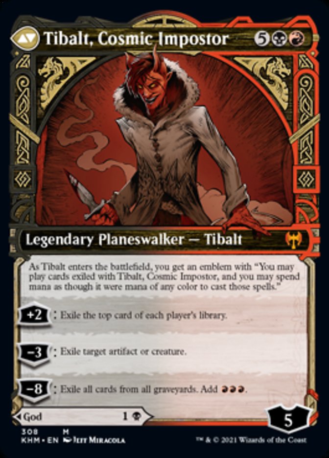 Valki, God of Lies // Tibalt, Cosmic Impostor (Showcase) [Kaldheim] | The Clever Kobold