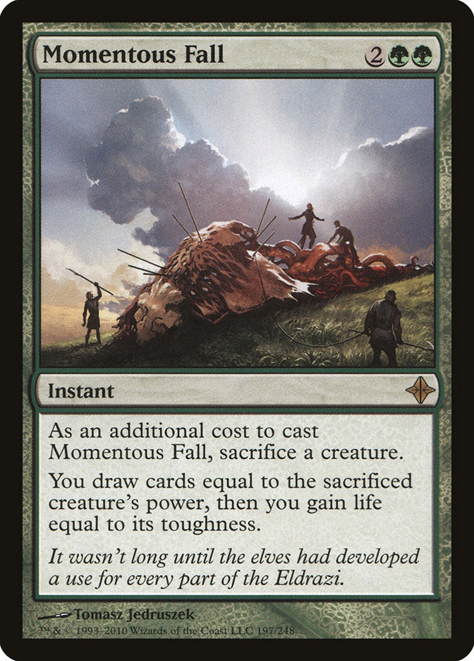 Momentous Fall [Rise of the Eldrazi] | The Clever Kobold