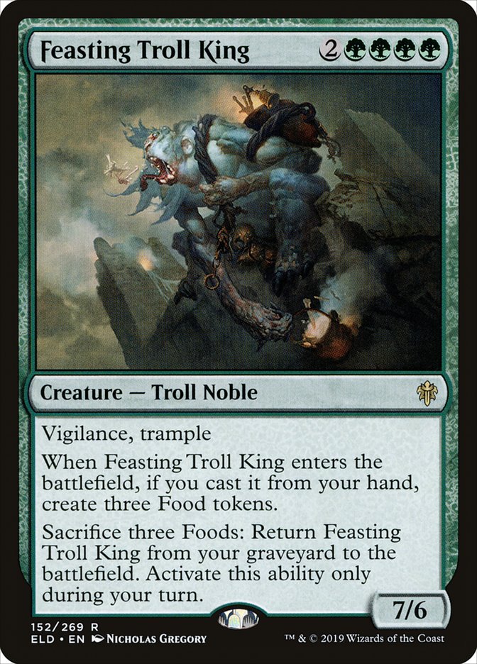 Feasting Troll King [Throne of Eldraine] | The Clever Kobold
