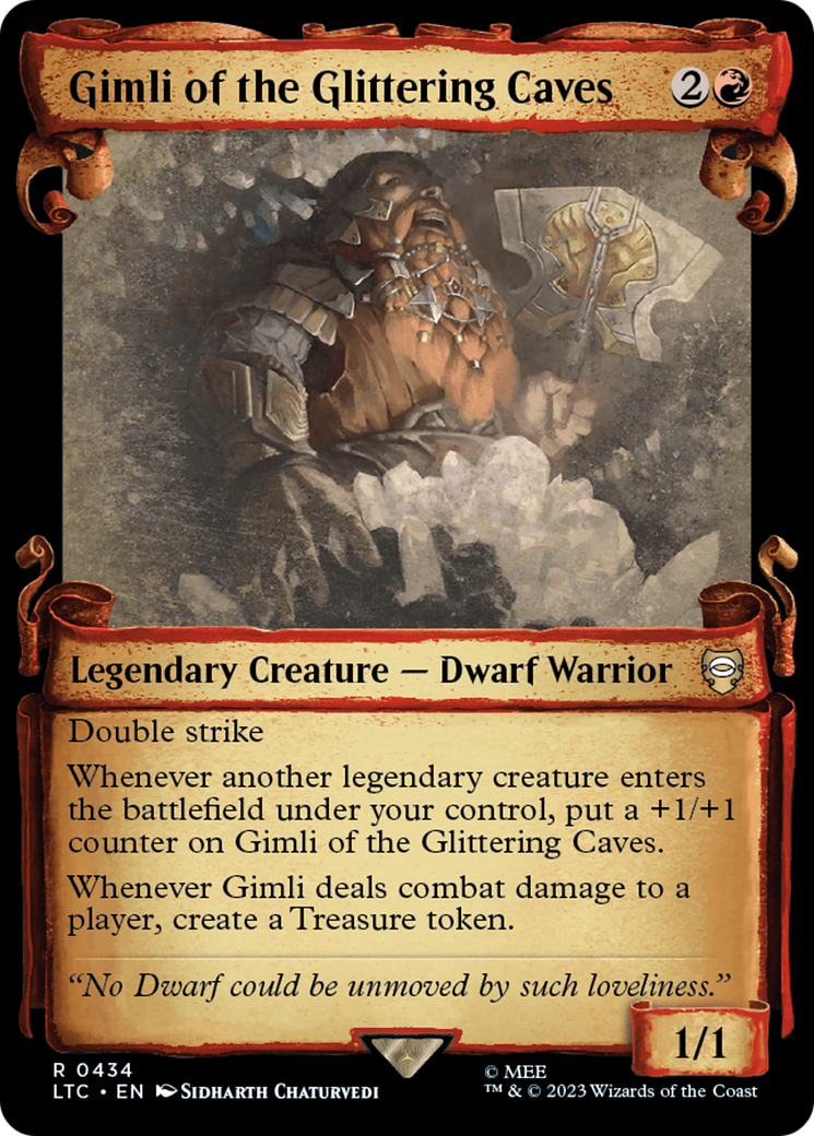 Gimli of the Glittering Caves [The Lord of the Rings: Tales of Middle-Earth Commander Showcase Scrolls] | The Clever Kobold